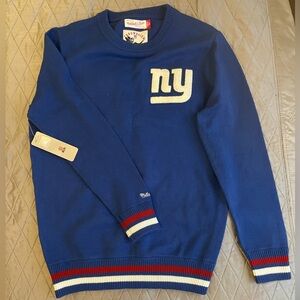 Mitchell & Ness Blue Sweater with Logo